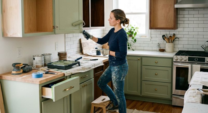 Cabinet Restyling in Lafayette, IN