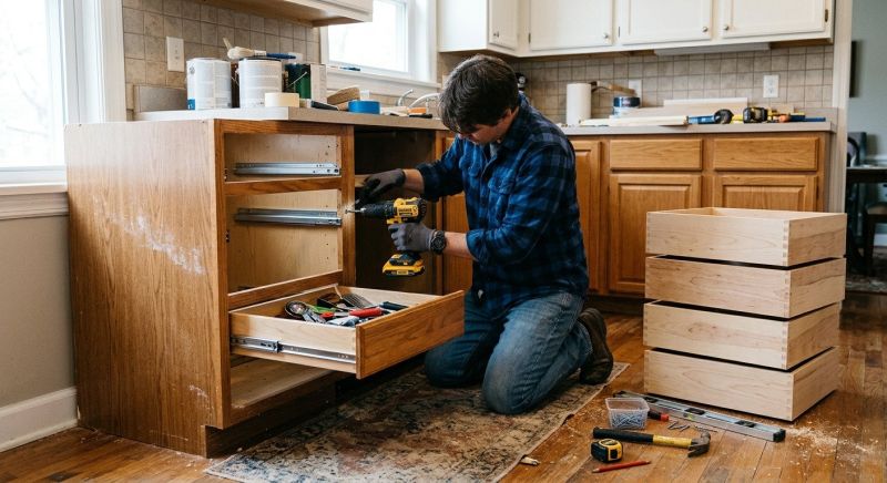 Cabinet Drawer Remodeling in Austin, TX