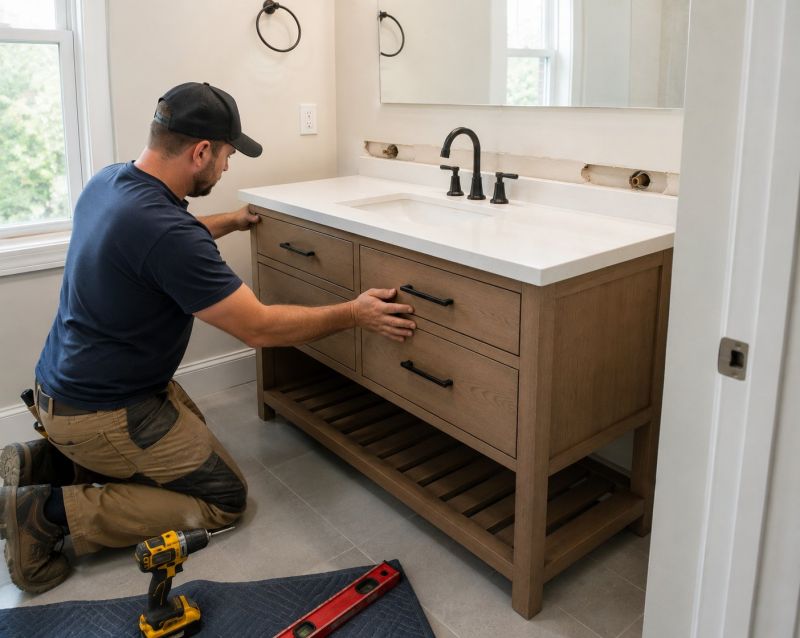 Vanity Cabinet Installation in Kokomo, IN