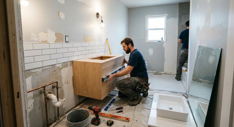 Vanity Installation in Carmel, IN