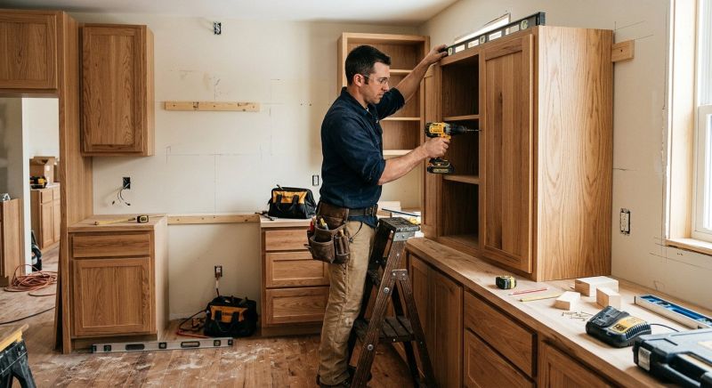Wood Cabinet Installation in Muncie, IN